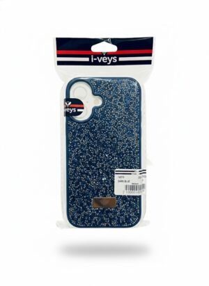 Telefono IPHONE 16 žėrintis mėlynas dėkliukas