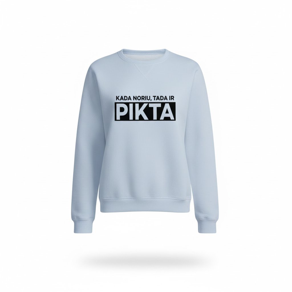 Moteriškas džemperis "Kada noriu, tada ir pikta" - Image 3