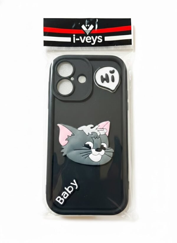 Telefono IPHONE 16 dėkliukas "Katinas Tomas"