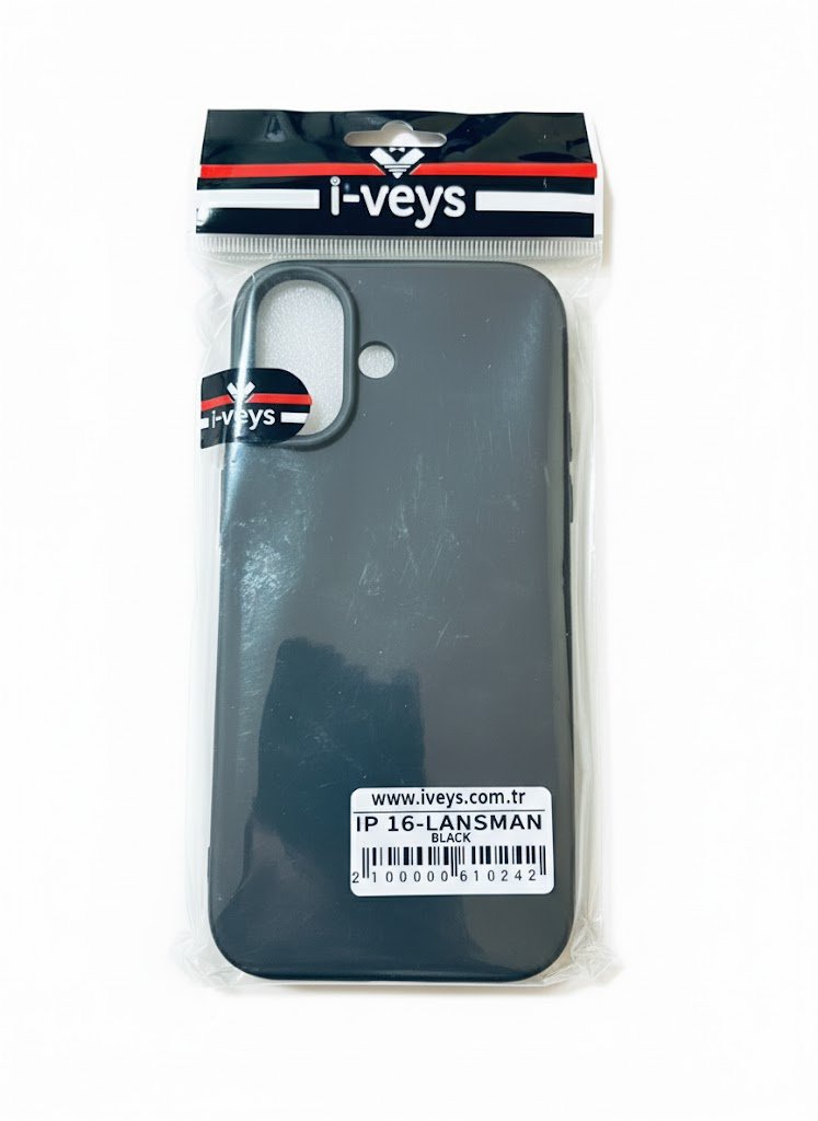 Telefono IPHONE 16 silikoninis juodas dėkliukas